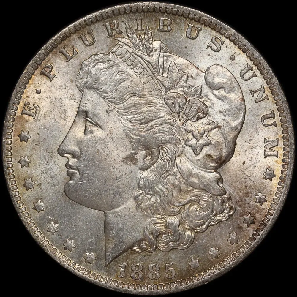 United States 1885-O Silver Morgan Dollar Choice Uncirculated product image
