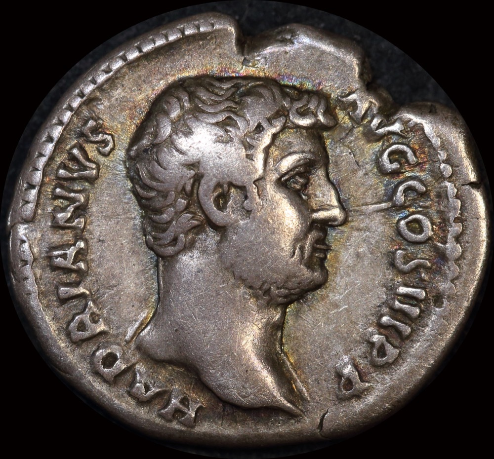 Ancient Rome (Imperial) AD 134- AD 138 Hadrian Silver Denarius Salus II # 267a about VF product image