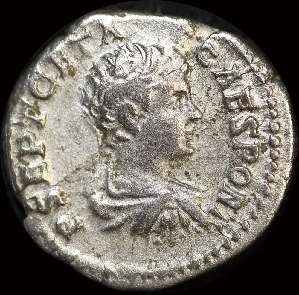 Ancient Rome (Imperial) 200 - 202 AD Geta Silver Denarius Felicitas RIC IV 9B Very Fine product image