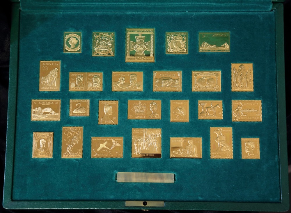The Australian Collection of Gold-Plated Silver Stamps - The Spirit of a Nation product image