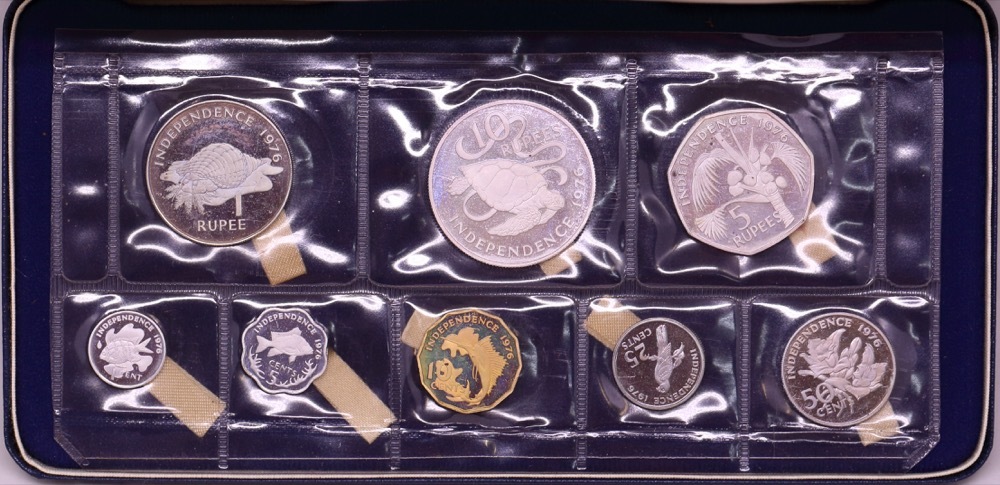 Seychelles 1976 Proof Coin Set KM#PS5 product image