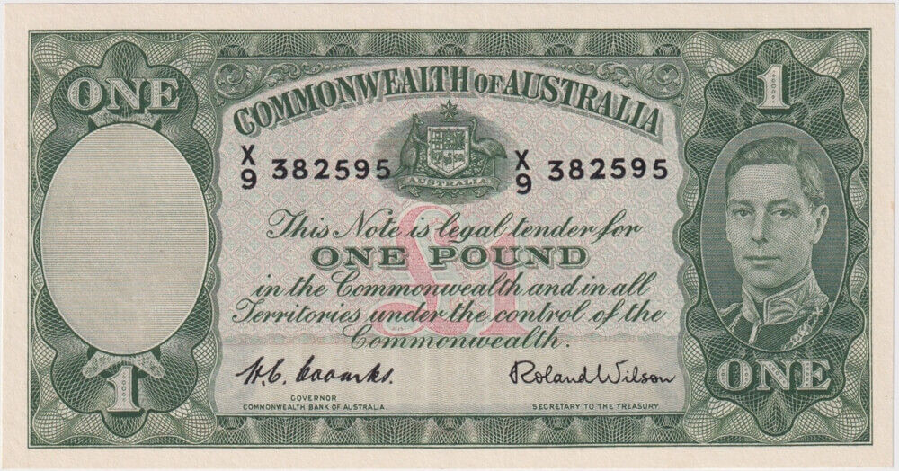 1952 One Pound Coombs/Wilson R32 Extremely Fine product image