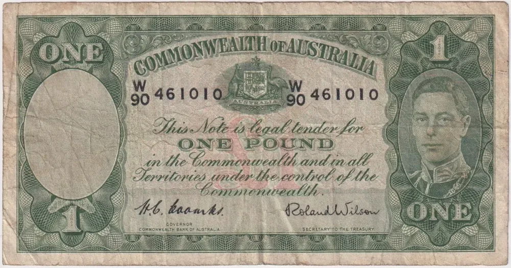 1952 One Pound Coombs/Wilson R32 Fine product image