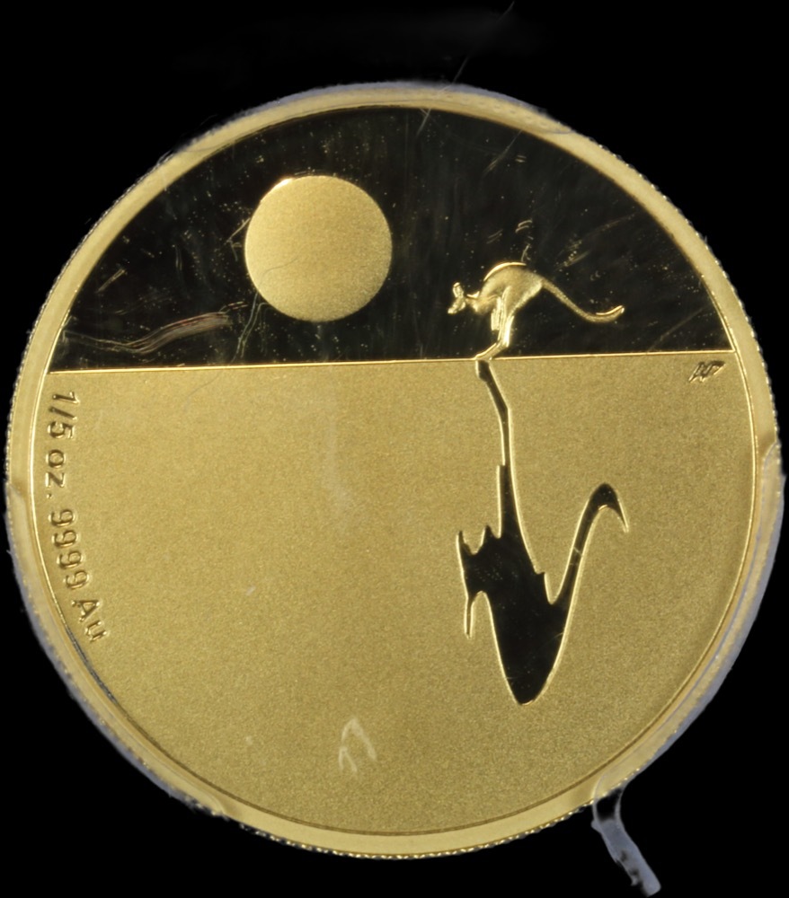 2018 $25 Gold Proof Coin Kangaroo at Sunset PCGS PR69 product image