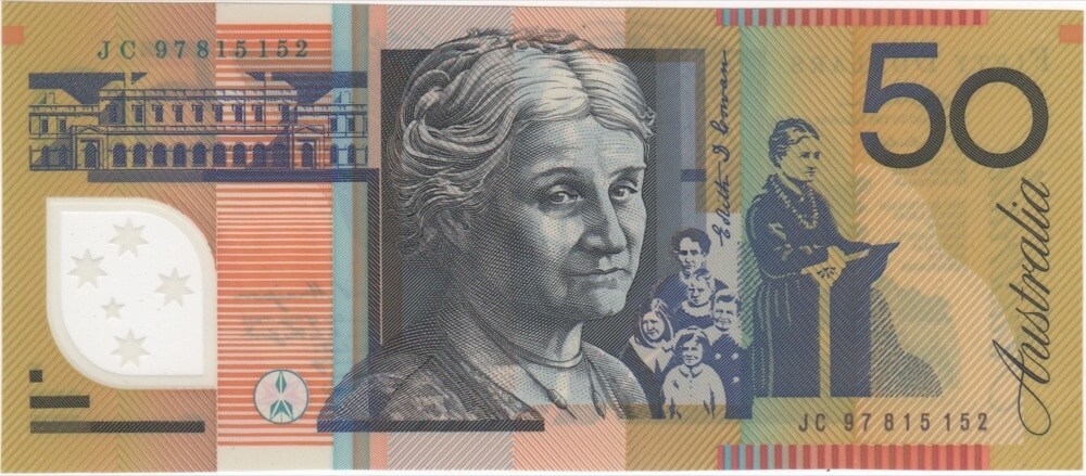 1997 $50 Note Macfarlane/Evans JC97 Last Prefix R518aL Uncirculated product image
