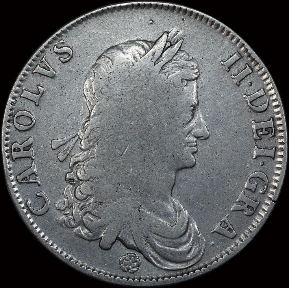1662 Silver Crown Charles II S#3350 Fine product image