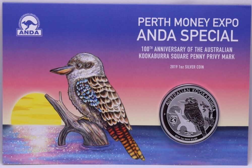 2019 Silver 1oz Kookaburra Penny Privy - Perth Money Expo product image