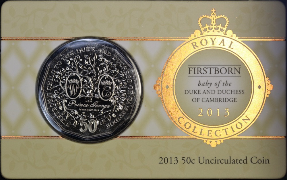 2013 50 Cent Uncirculated Coin First Born Baby product image