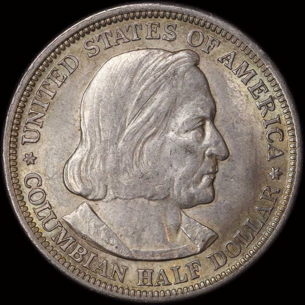 USA 1892 Silver Half Dollar Colombian Exposition about Unc product image