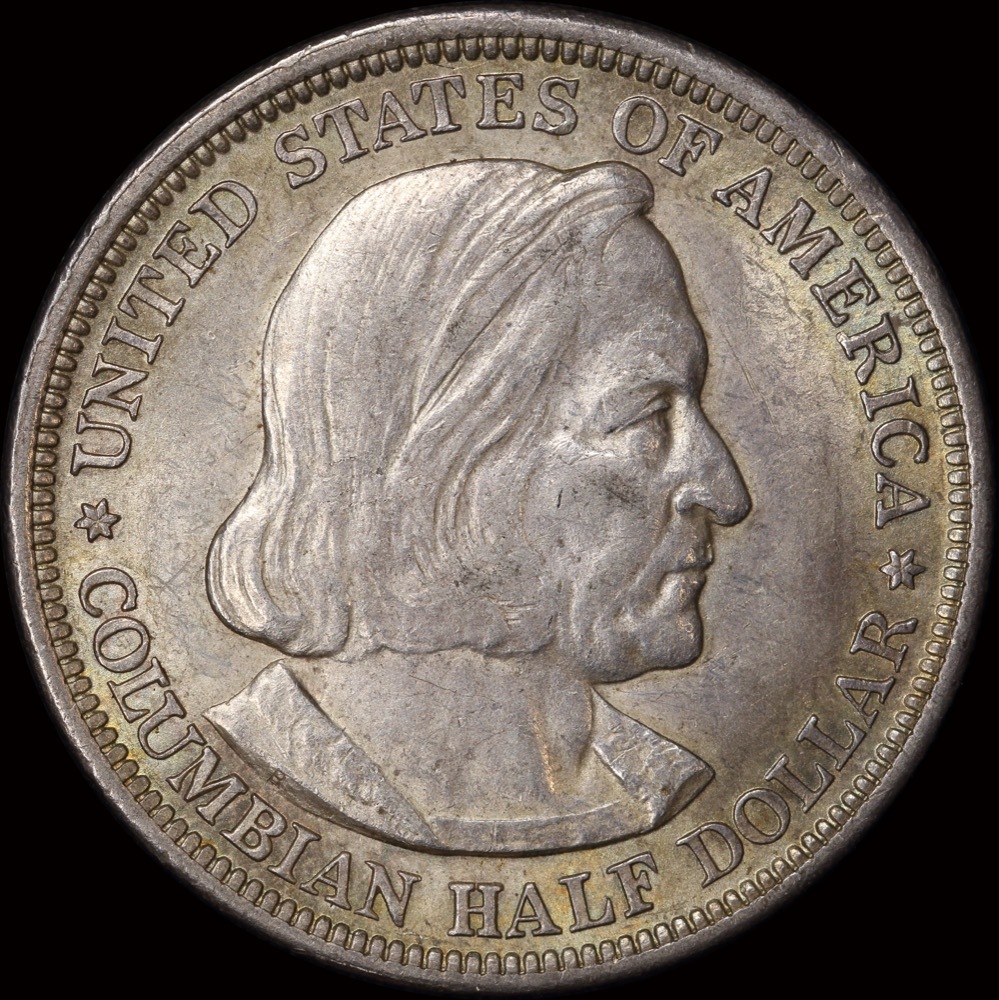 United States 1892 Silver Half Dollar Colombian Exposition about Unc product image