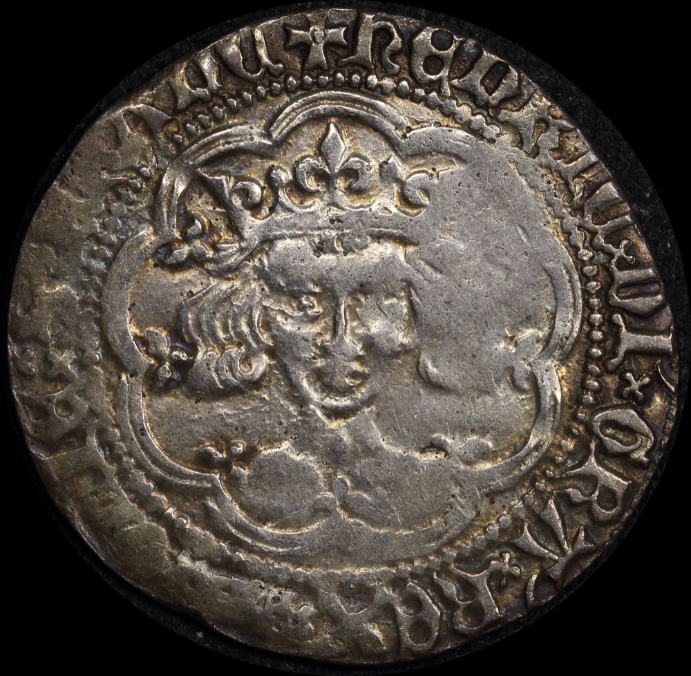 1413 ~ 1422 Silver Groat Henry V cf S# 1764 about Fine product image