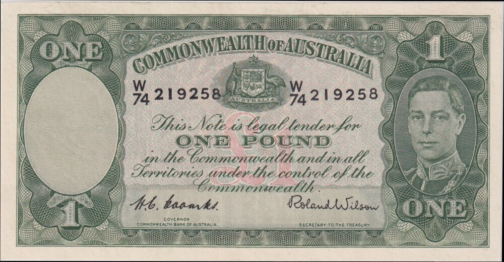 1952 One Pound Coombs/Wilson R32 Very Fine product image