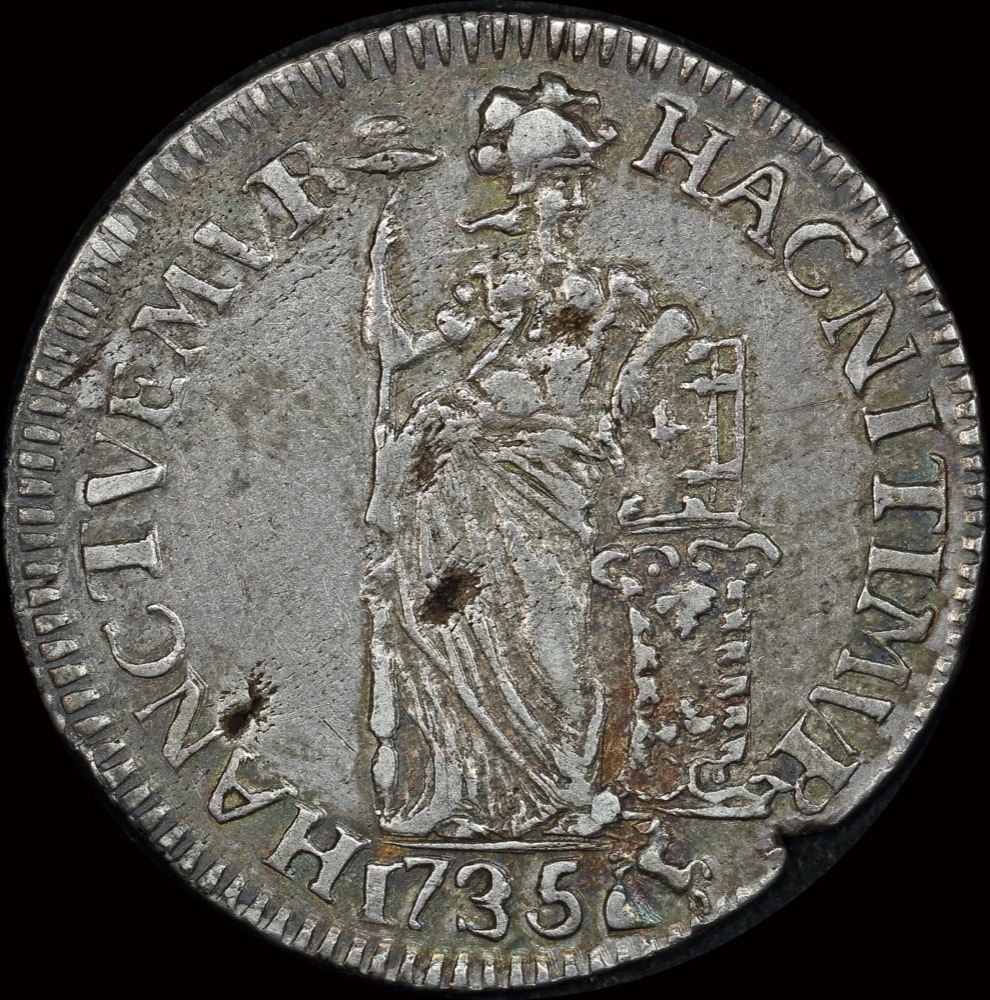 Netherlands (Gelderland) 1735 Silver Guilder KM# 65.5 Good Fine product image