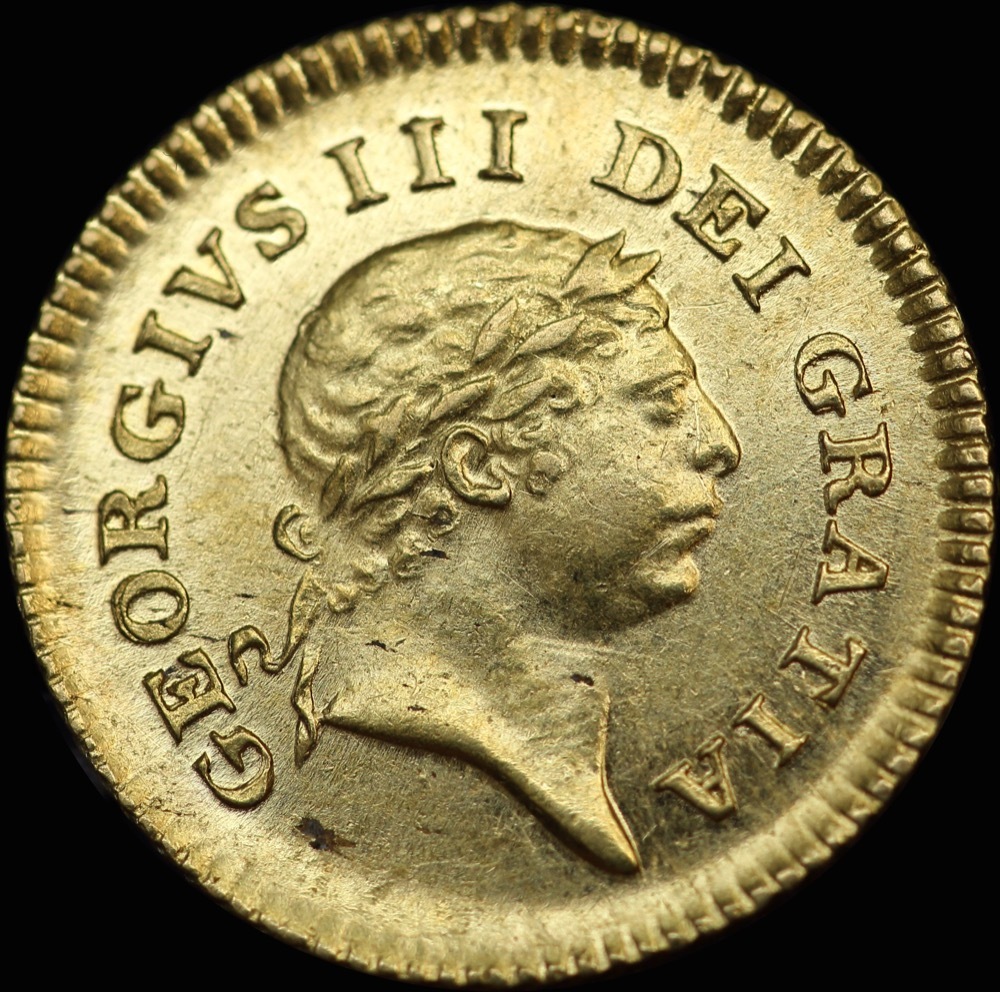 1806 Gold Third Guinea George III S#3740 EF product image
