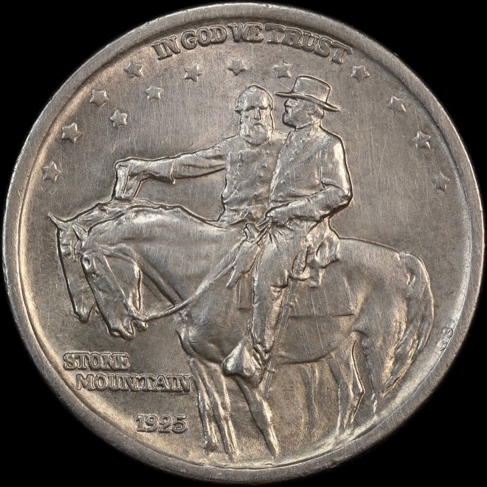 United States 1925 Silver 50 Cents Stone Mountain Uncirculated product image