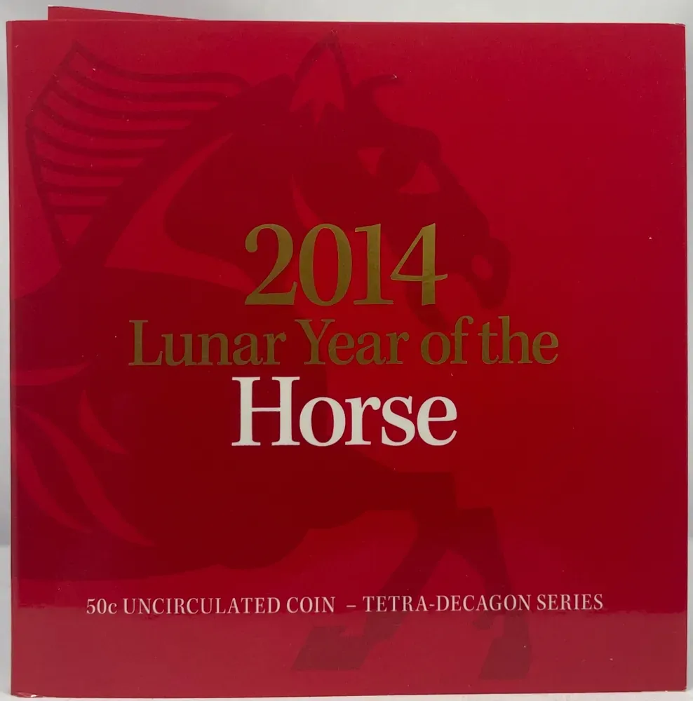 2014 50 Cent Tetradecagon Coin Lunar Year of the Horse product image