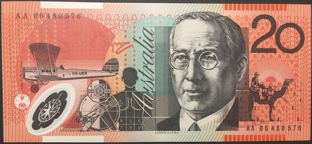 2006 $20 Note MacFarlane/Henry AA06 First Prefix R420dF Uncirculated product image