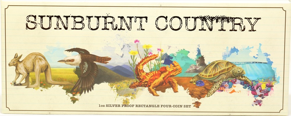2015 Silver 1oz Four Coin Proof Set Sunburnt Country product image