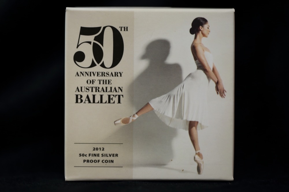 Australia 2012 50c Proof Coin Ballet Anniversary product image