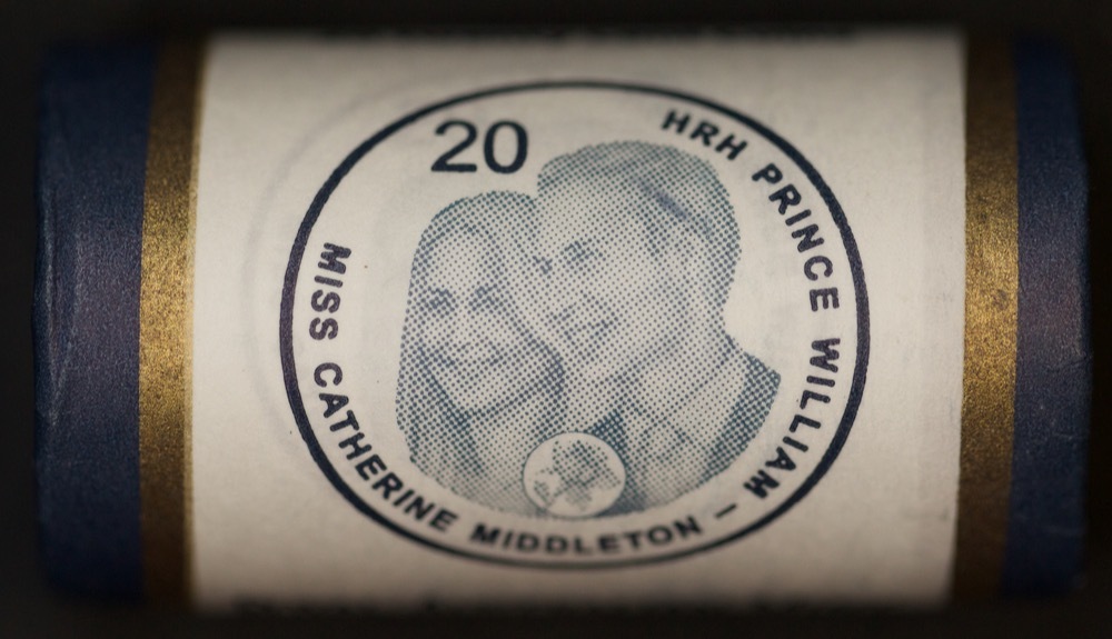 2011 Australian 20 Cent Mint Roll Will and Kate Royal Wedding (Heads/Tails) product image