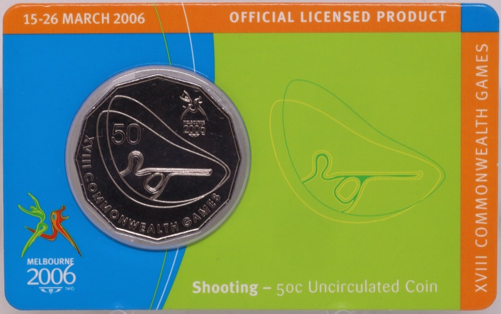 2006 50 Cent Unc Melbourne Commonwealth Games - Shooting product image