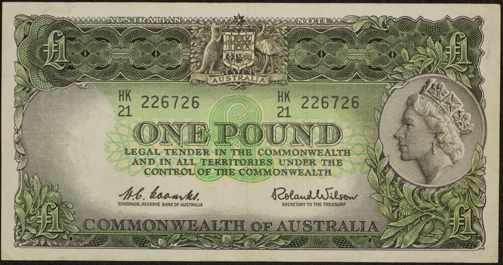 1961 One Pound Coombs/Wilson R34A Extremely Fine product image