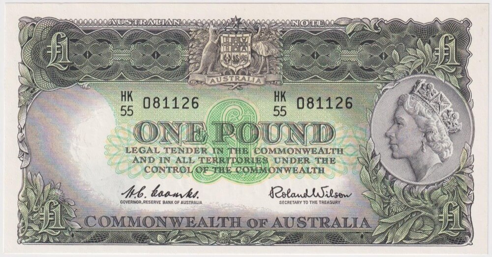 1961 One Pound Coombs/Wilson R34B Uncirculated product image