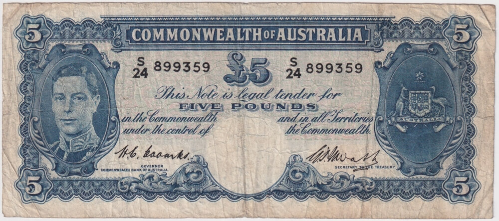 1949 Five Pound Coombs/Watt R47 Fine product image