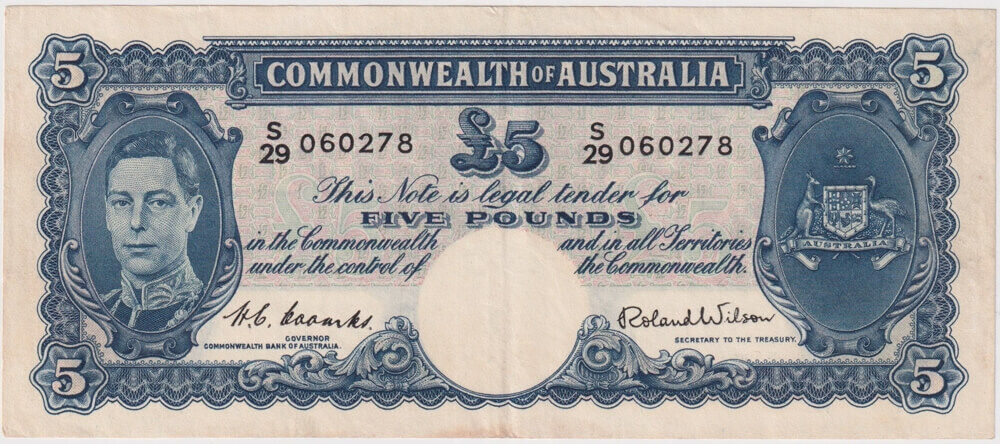 1952 Five Pound Coombs/Wilson R48 Extremely Fine product image