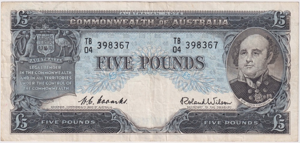 1954 Five Pound Coombs/Wilson R49 Very Fine product image