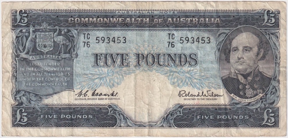 1960 Five Pound Coombs/Wilson R50 Fine product image