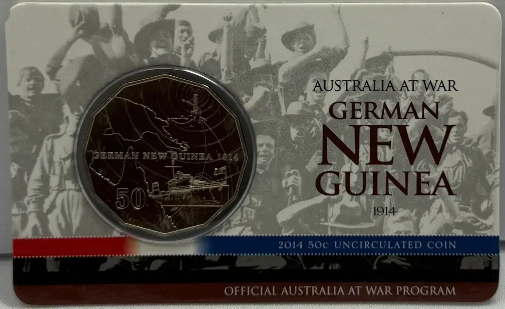 2014 50 Cent Uncirculated Coin Australia At War - German New Guinea product image