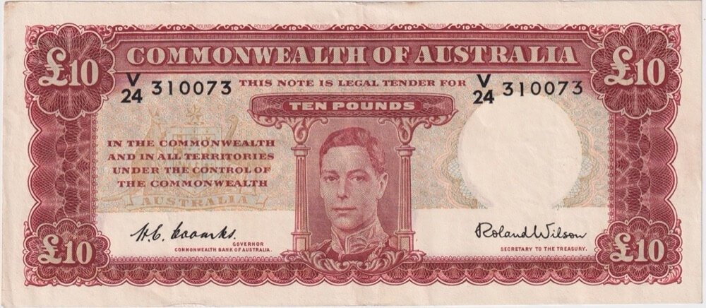 1952 Ten Pound Coombs/Wilson R61 Extremely Fine product image