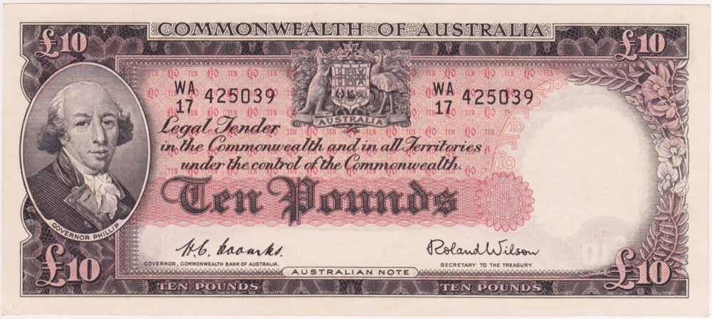 1954 Ten Pound Coombs/Wilson R62 about Unc product image