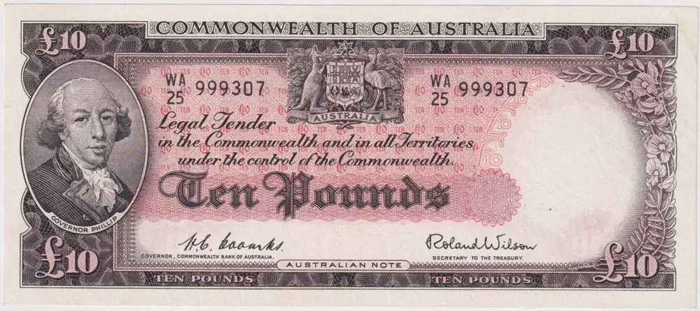 1954 Ten Pound Coombs/Wilson R62 Extremely Fine product image