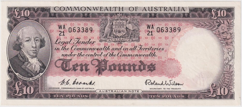 1954 Ten Pound Coombs/Wilson R62 good EF product image
