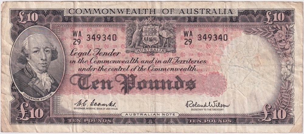 1960 Ten Pound Coombs/Wilson R63 Fine product image