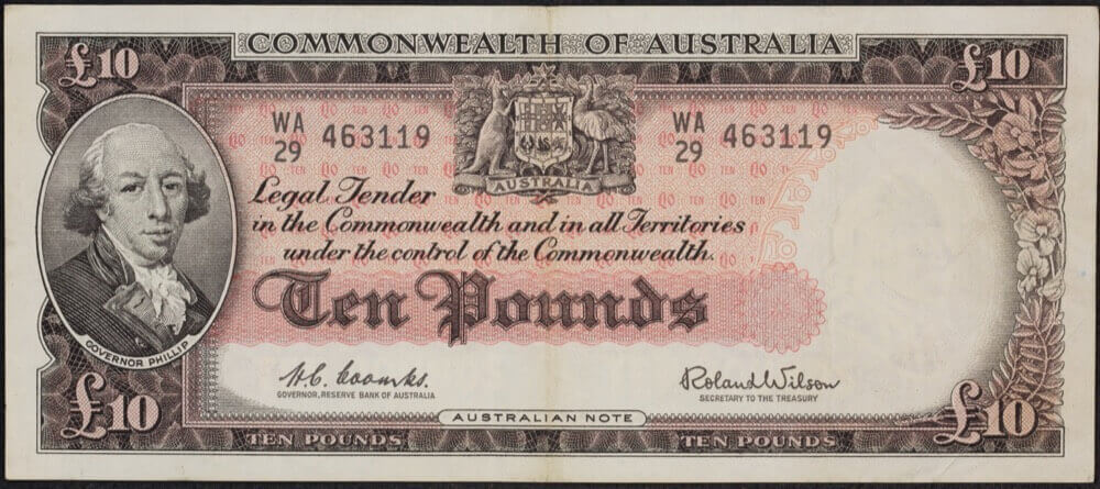 1960 Ten Pound Coombs/Wilson R63 Very Fine product image