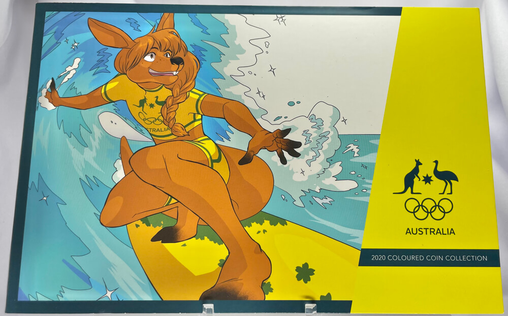 2020 Coloured Coin Collection Olympic Games Unleash the Spirit - Surfing product image