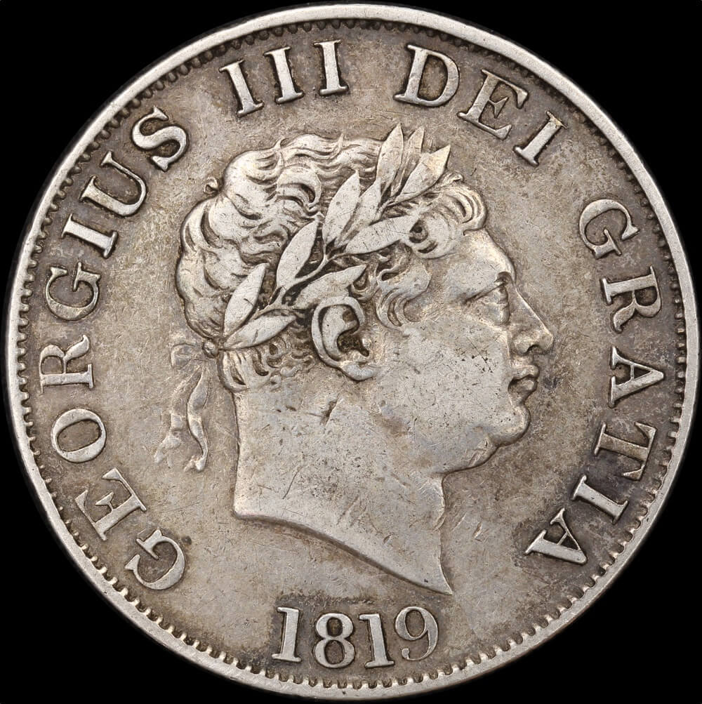 1819 Silver Half Crown George III 3789 Very Fine product image