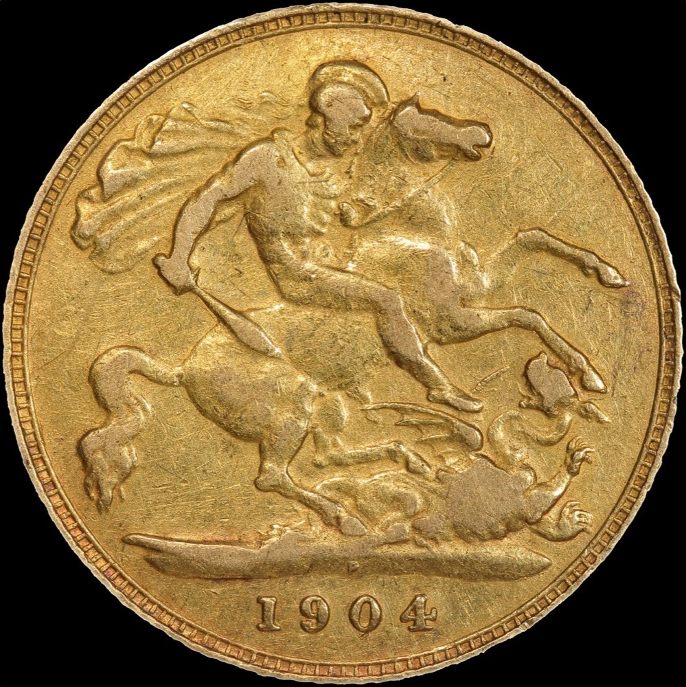 1904 Perth Edward VII Half Sovereign Very Fine product image
