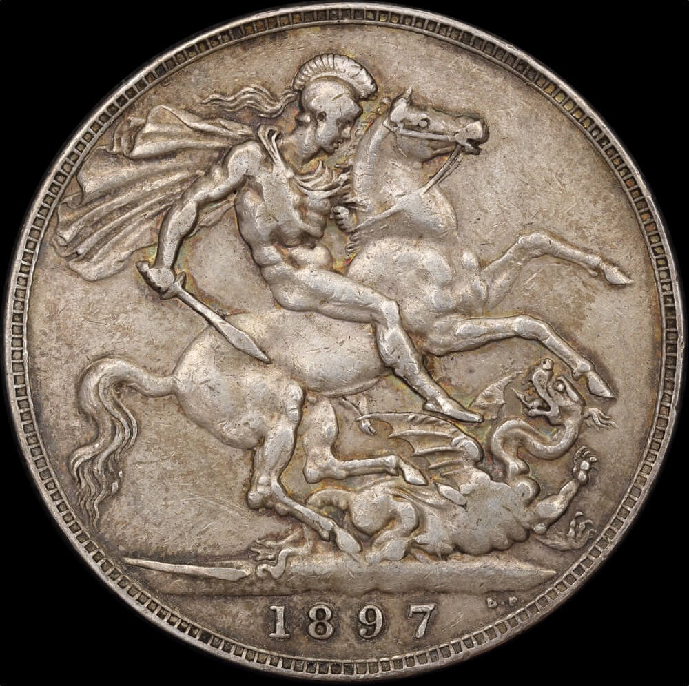 1897 Silver Crown Victoria S#3937 good VF product image