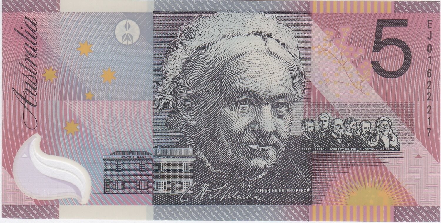 2001 $5 Note MacFarlane/Evans Federation R219 Uncirculated product image