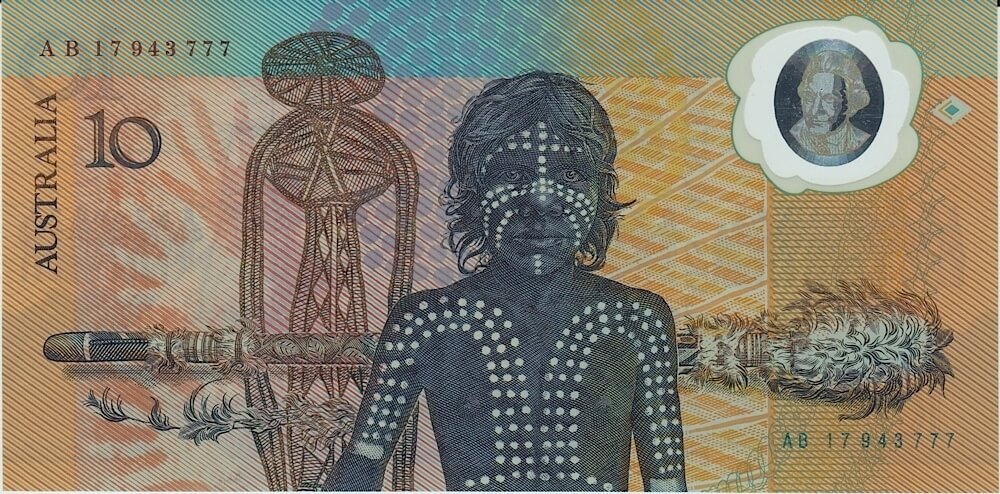 1988 $10 Note Bicentennial 1st issue Johnston/Fraser R310a Uncirculated product image