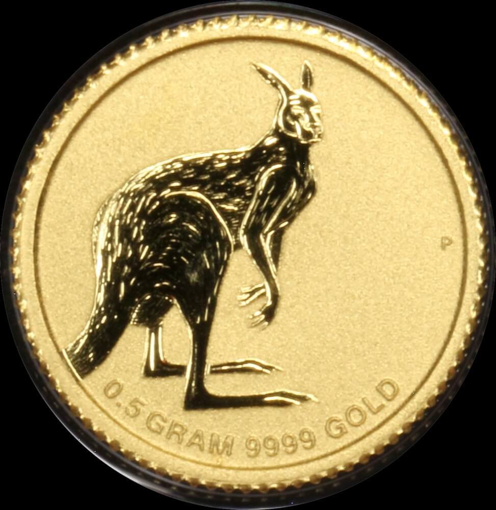 2013 Gold Half Gram Coin Mini Kangaroo product image