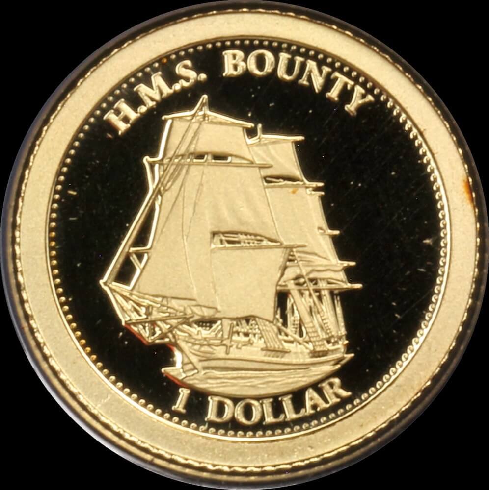 Fiji 2013 Gold $1 Half Gram Coin - H.M.S Bounty product image