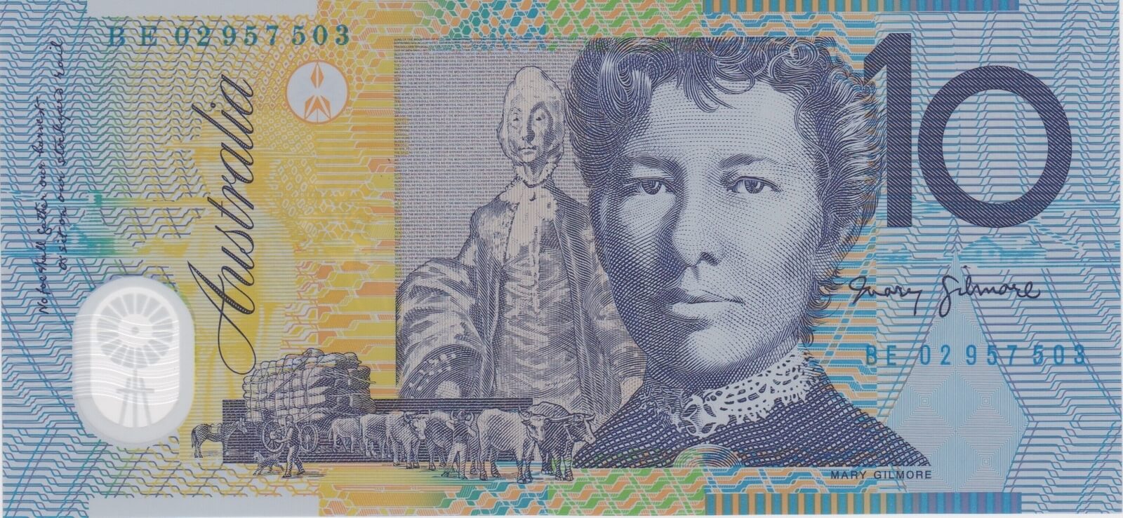 2002 $10 Note Macfarlane/Henry Standard Prefix R320a Uncirculated product image