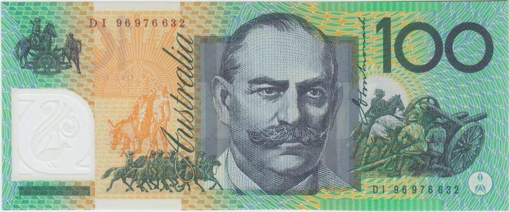 1996 $100 Note Fraser/Evans R616 Uncirculated product image