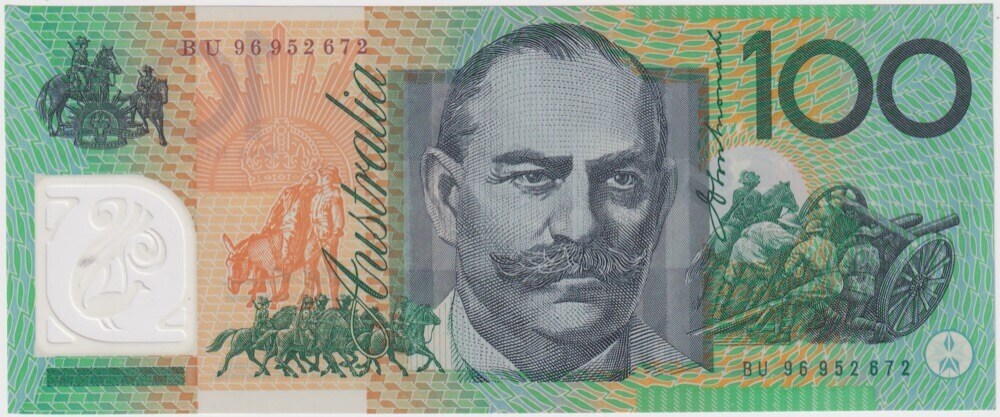1996 $100 Test Note Fraser/Evans R616T Uncirculated product image