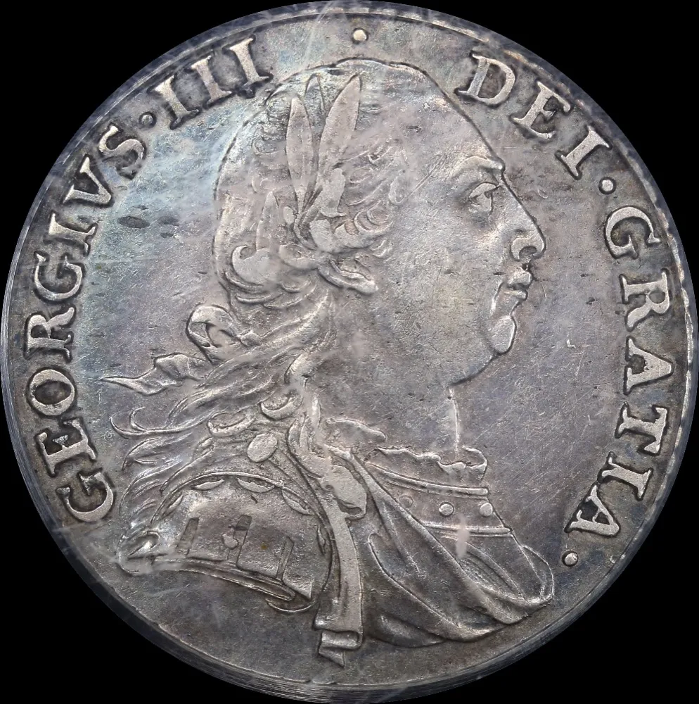 1787 Silver Shilling George III S#3743 With Semee PCGS XF40 product image